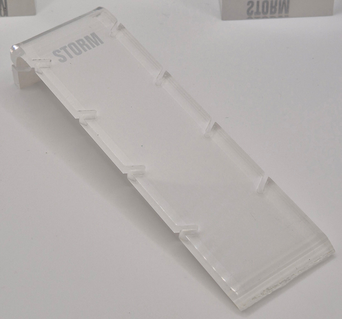 Storm Jewellery Window displays Clear acrylic x4 pieces - USED