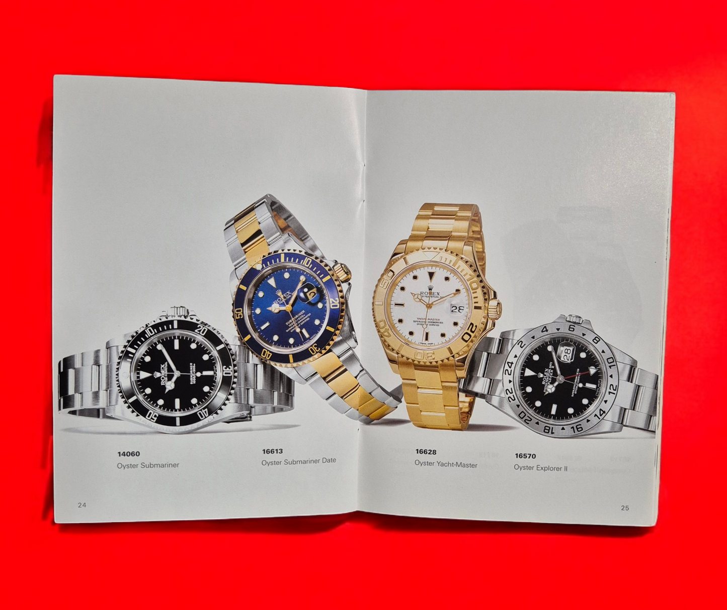 Rolex Brochure & Price list July 2001