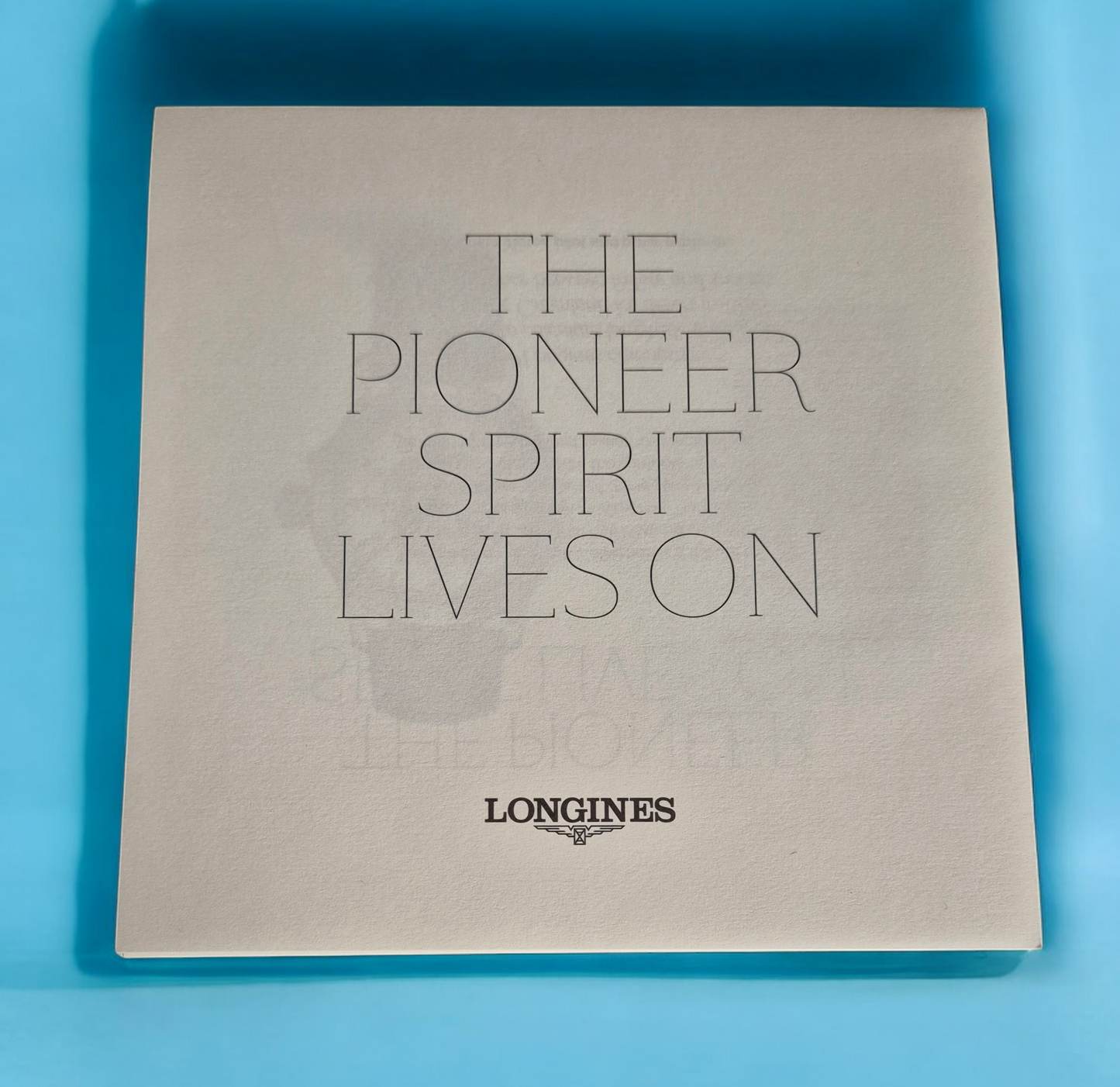 Longines "The Pioneer Spirit lives on" Longines Aviation history book 2020