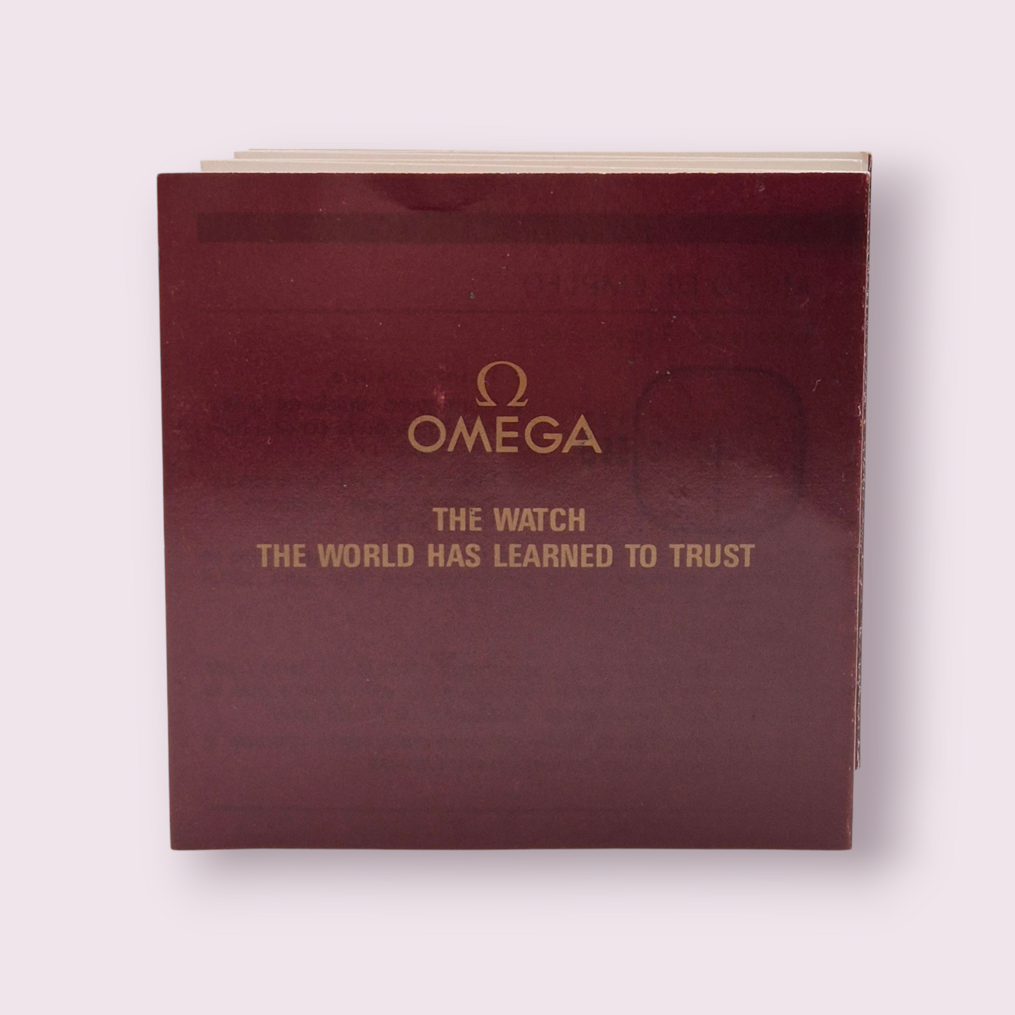 Omega Quartz Instruction Manual Cal. 1430-31-32