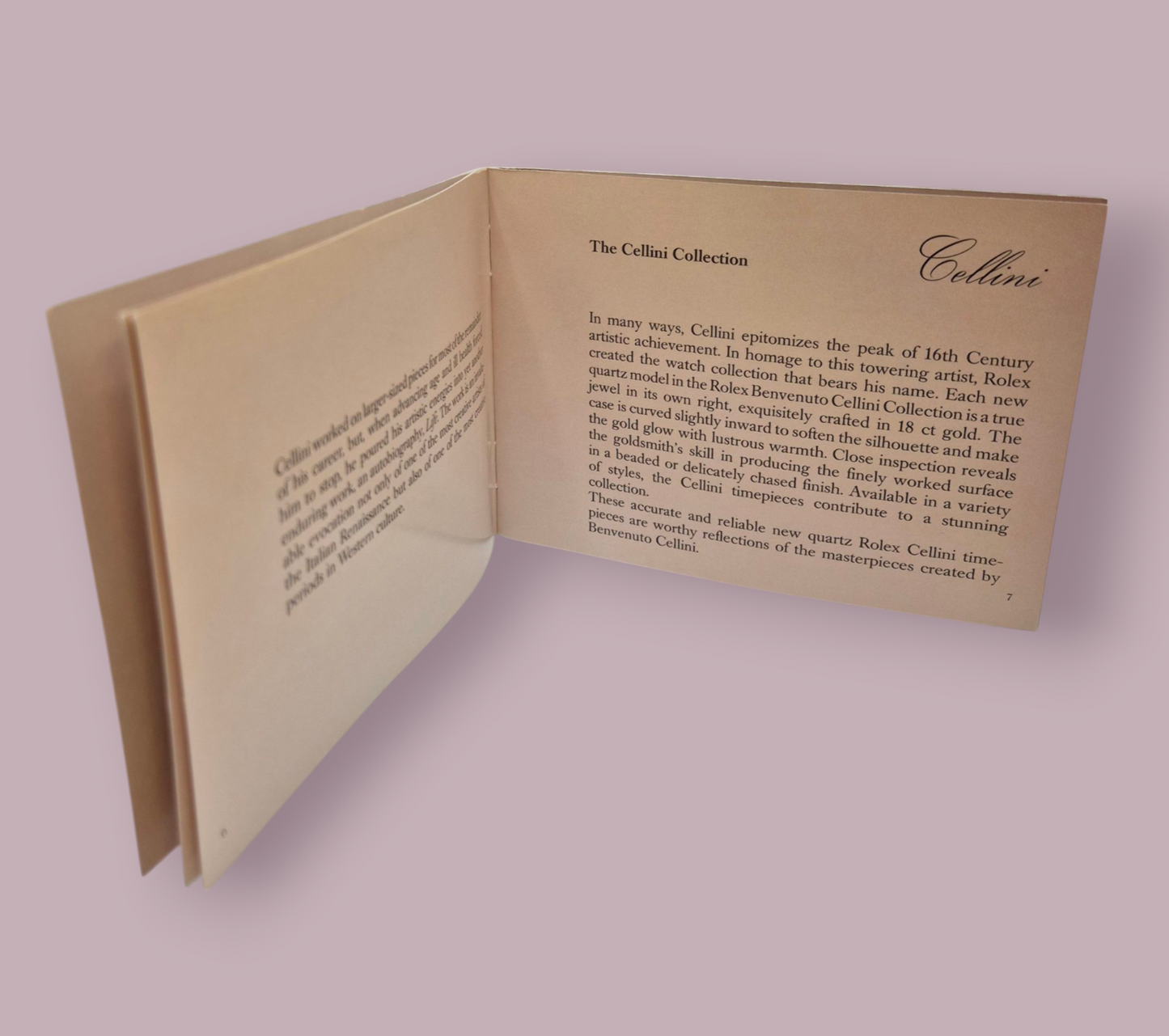Rolex Cellini Instruction Manual 2006