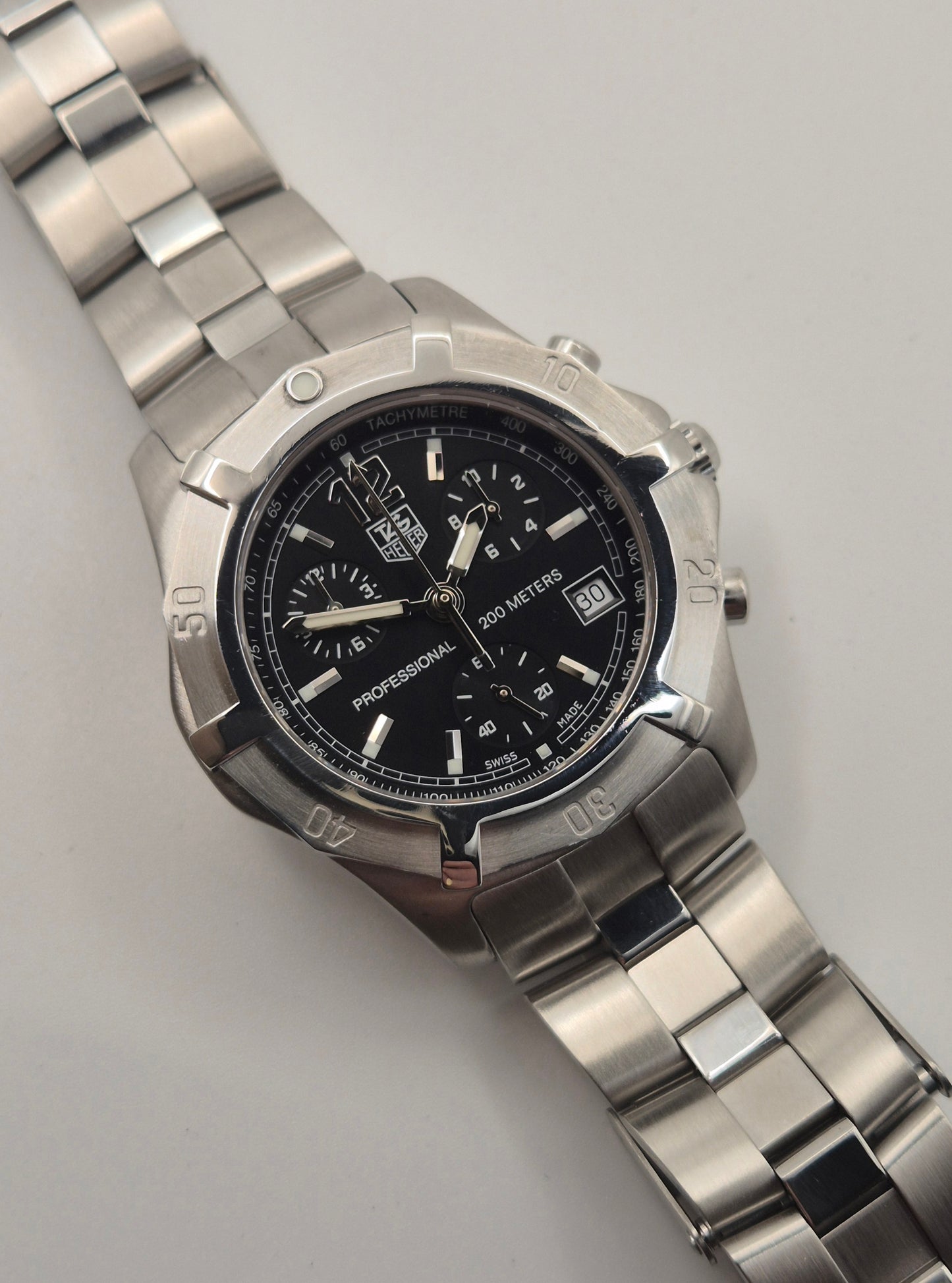 TAG Heuer CN1110 2000 Exclusive Chronograph 40mm Quartz watch Box & Papers