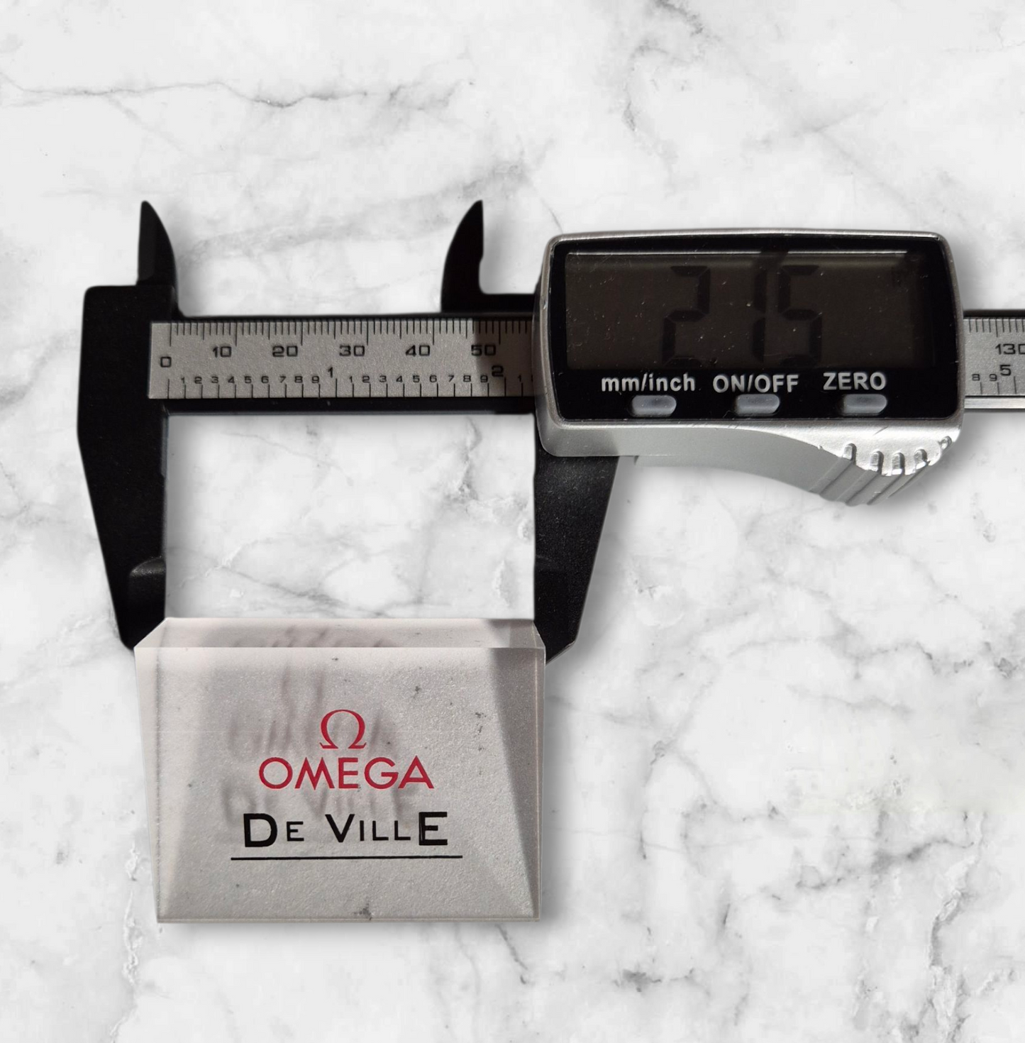 Omega De Ville Plaque Watch Window Display sign - USED