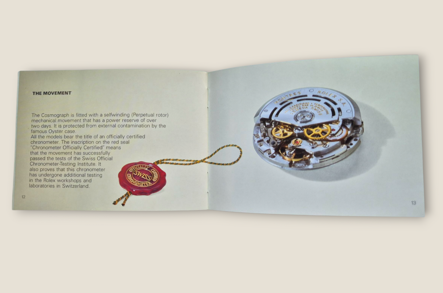 Rolex Cosmograph Daytona Instruction Manual 1998 596.22 Eng