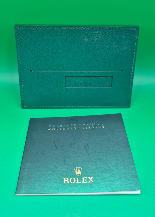 Rolex warranty card wallet 2015-2020