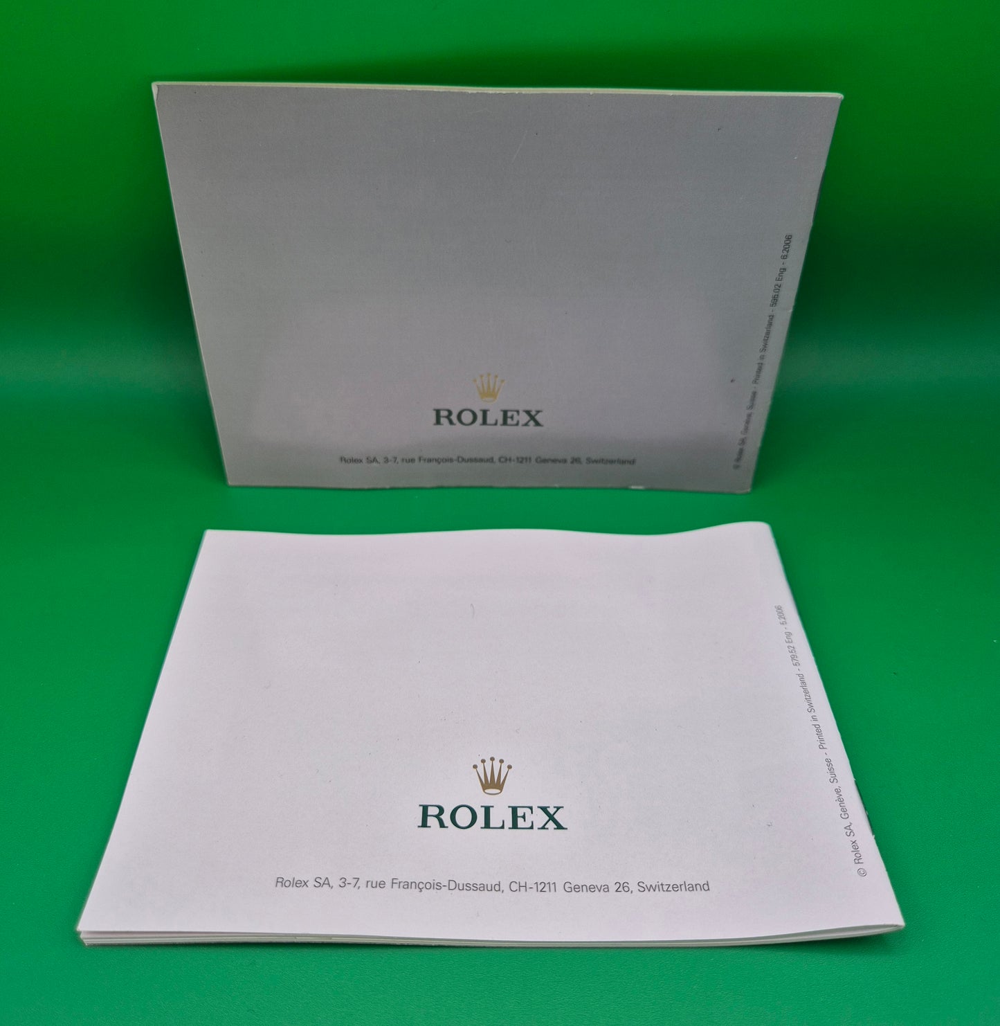Rolex GMT Master Instruction Manual 2006