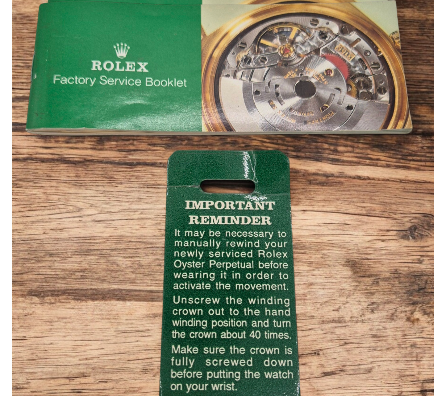 Vintage Rolex USA watch Service box