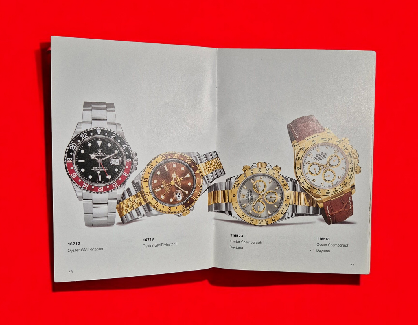 Rolex Brochure & Price list July 2001