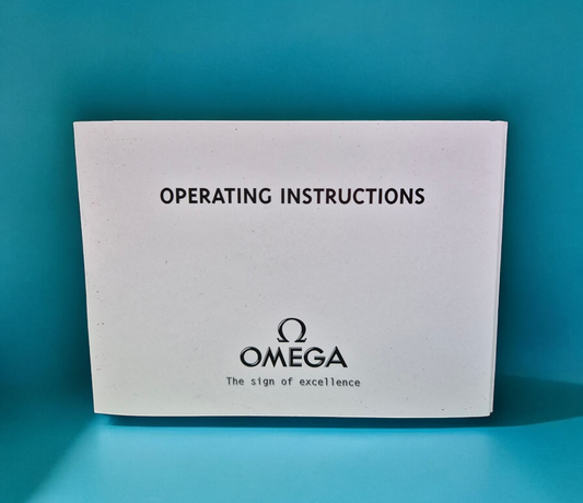 Omega Seamaster Instruction Manual 0309170M Circa 1990