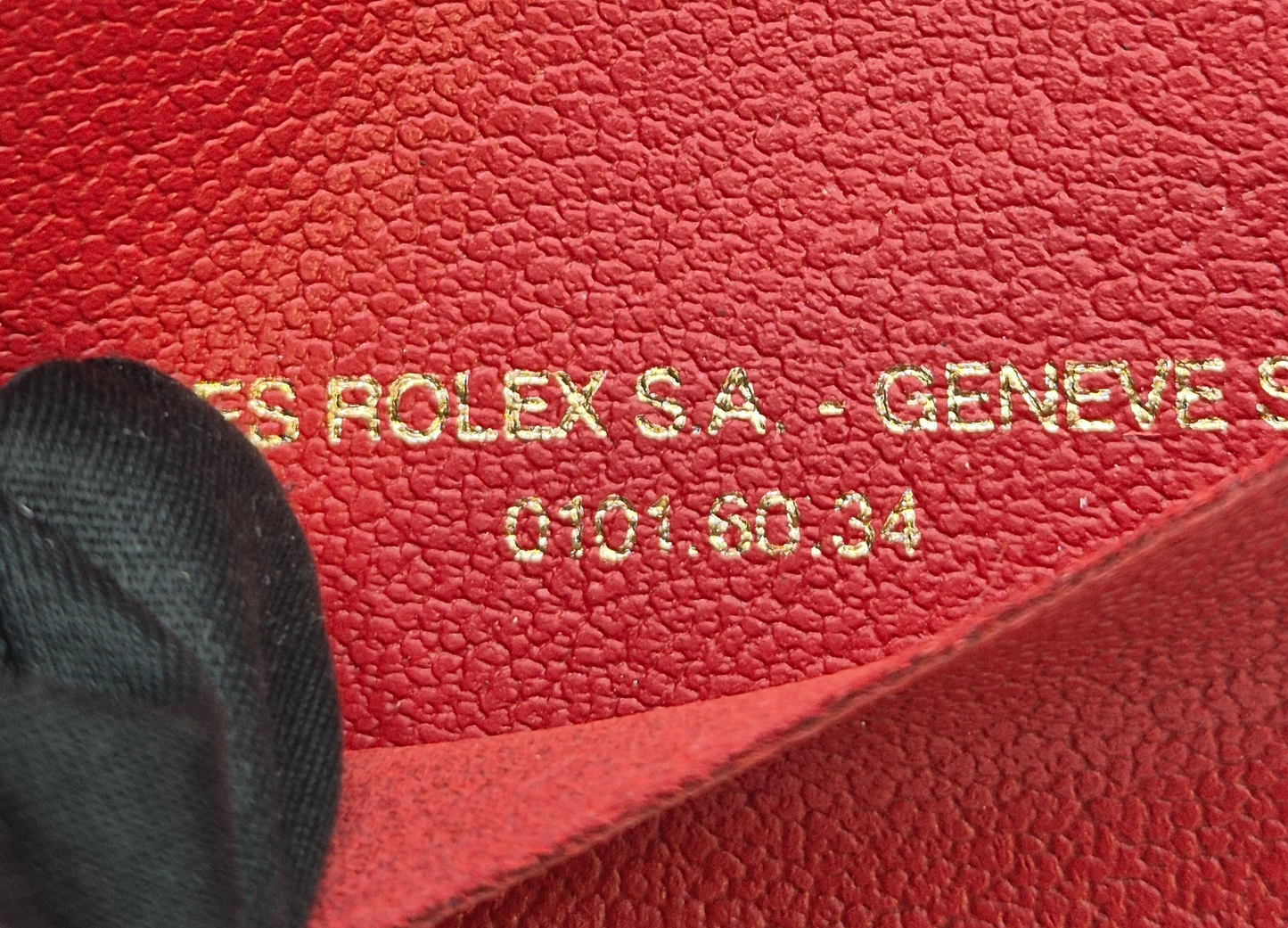 Rolex Document wallet red leather 0101.60.34 Circa 1990-2000s