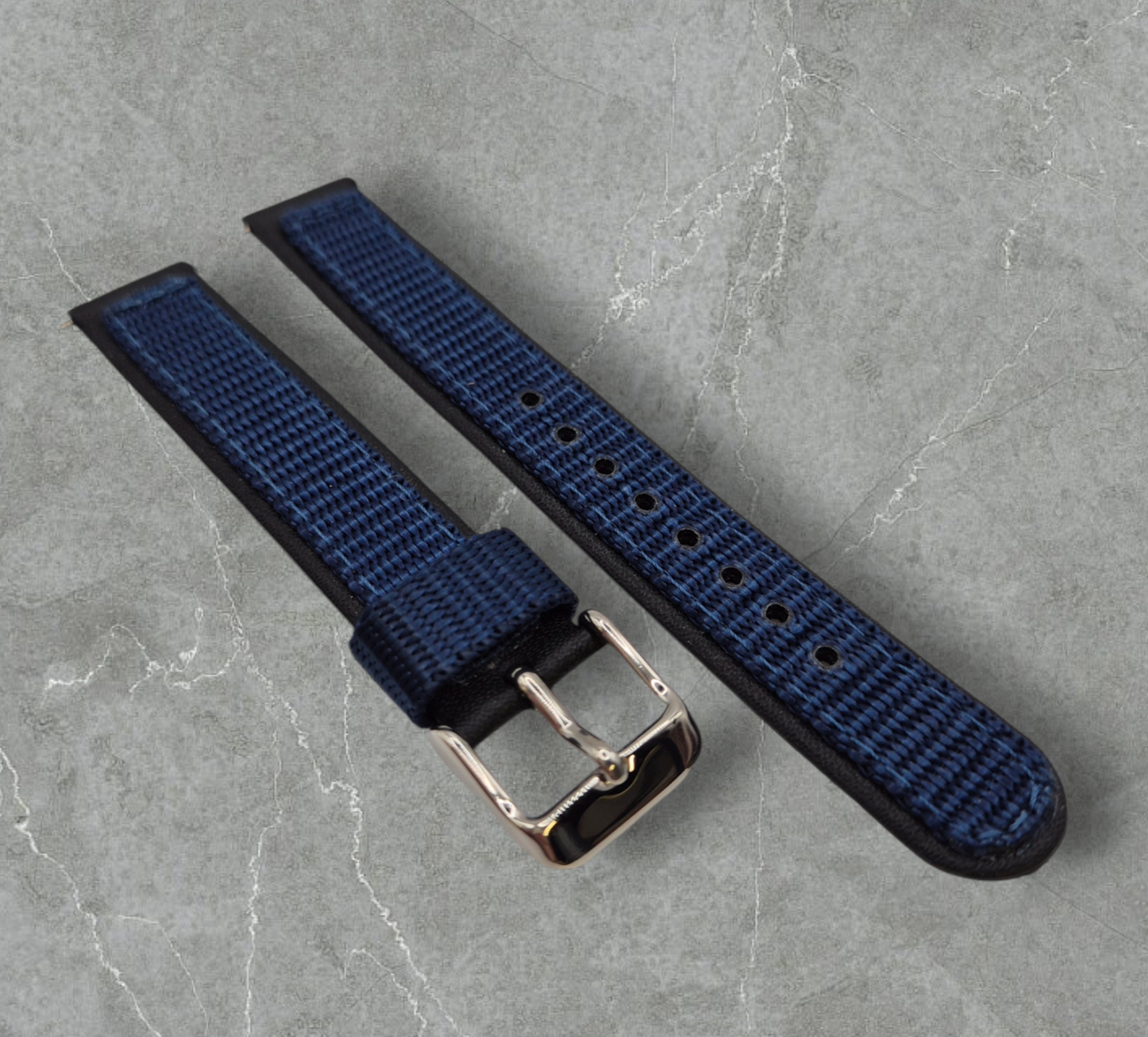 Apollo 16mm Fabric & Leather Watch strap