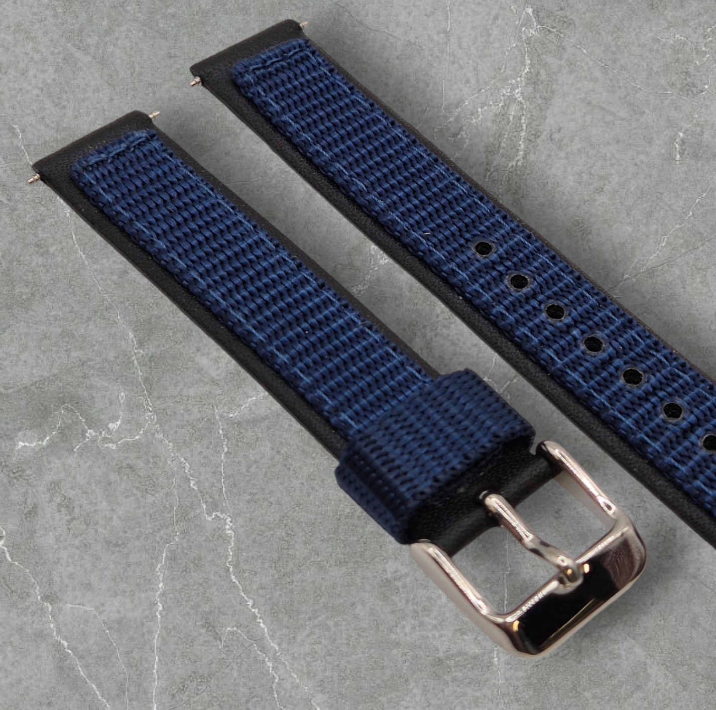 Apollo 16mm Fabric & Leather Watch strap