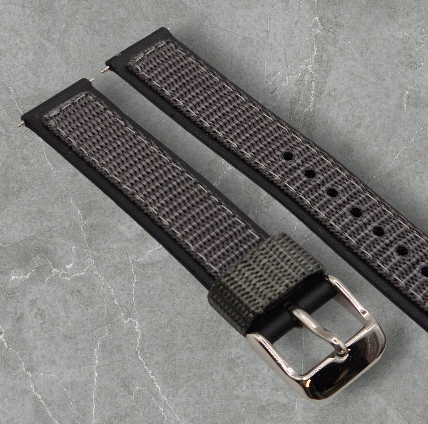 Apollo 16mm Fabric & Leather Watch strap