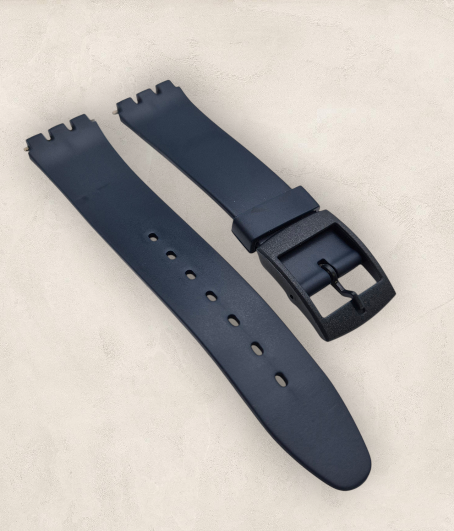 SWATCH style fitting resin watch strap 17mm wide