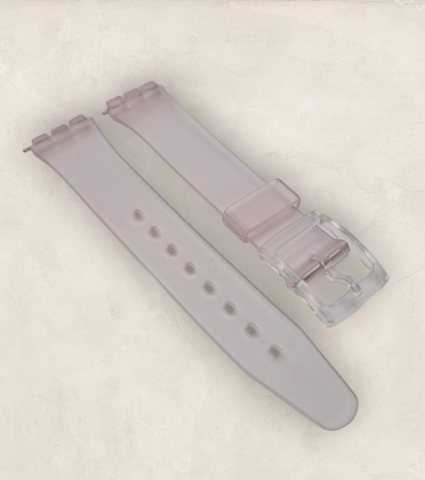 SWATCH style fitting resin watch strap 17mm wide