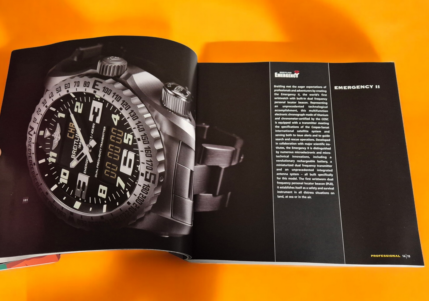 Breitling Chronolog Brochure & Price list 2014