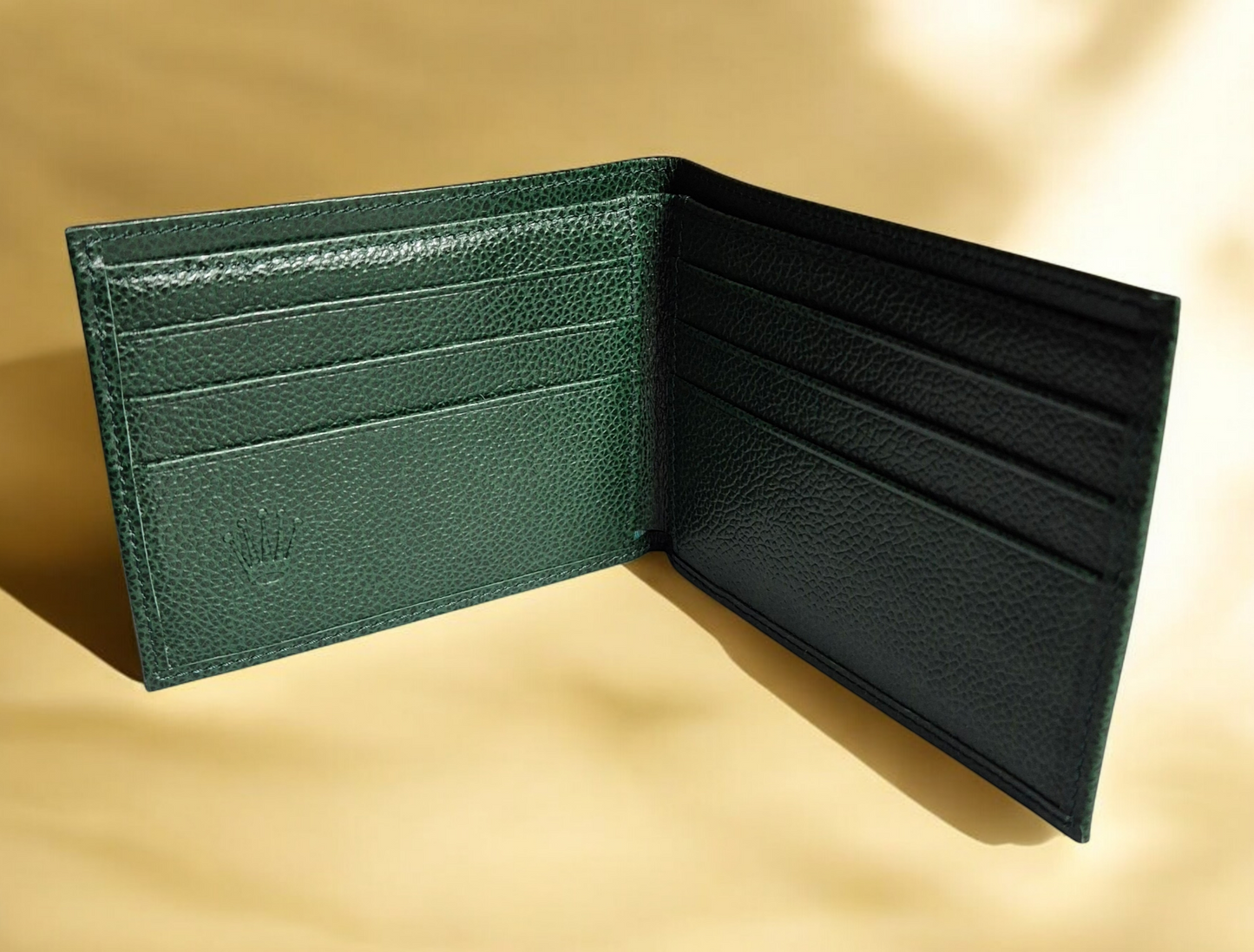 Rolex leather wallet - Green - 53.05.01