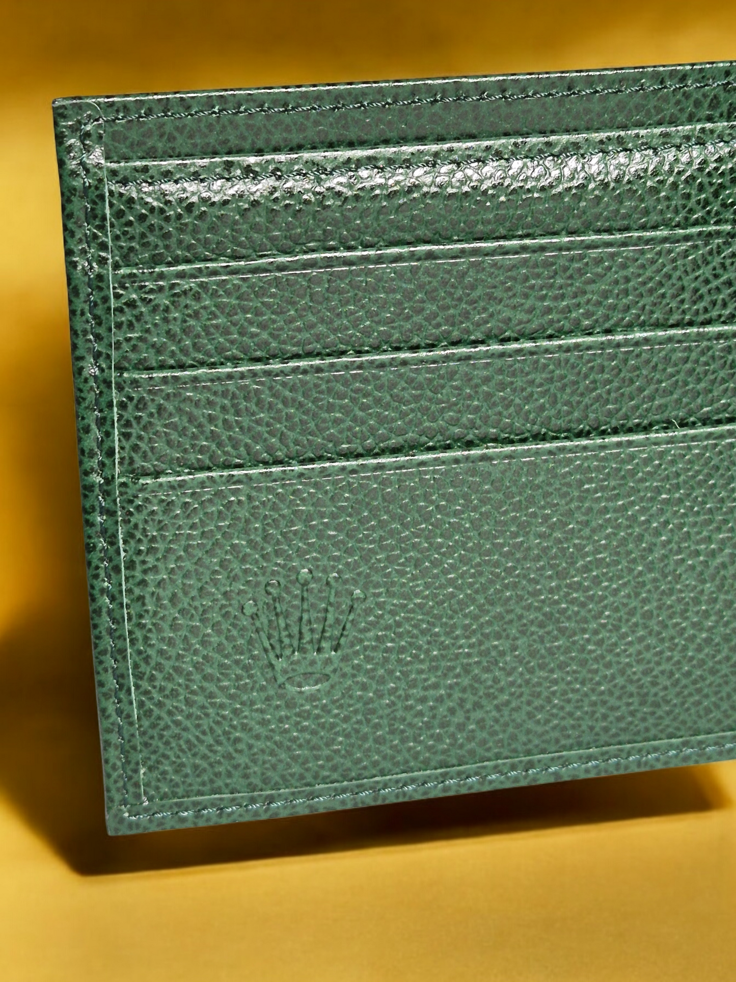 Rolex leather wallet - Green - 53.05.01