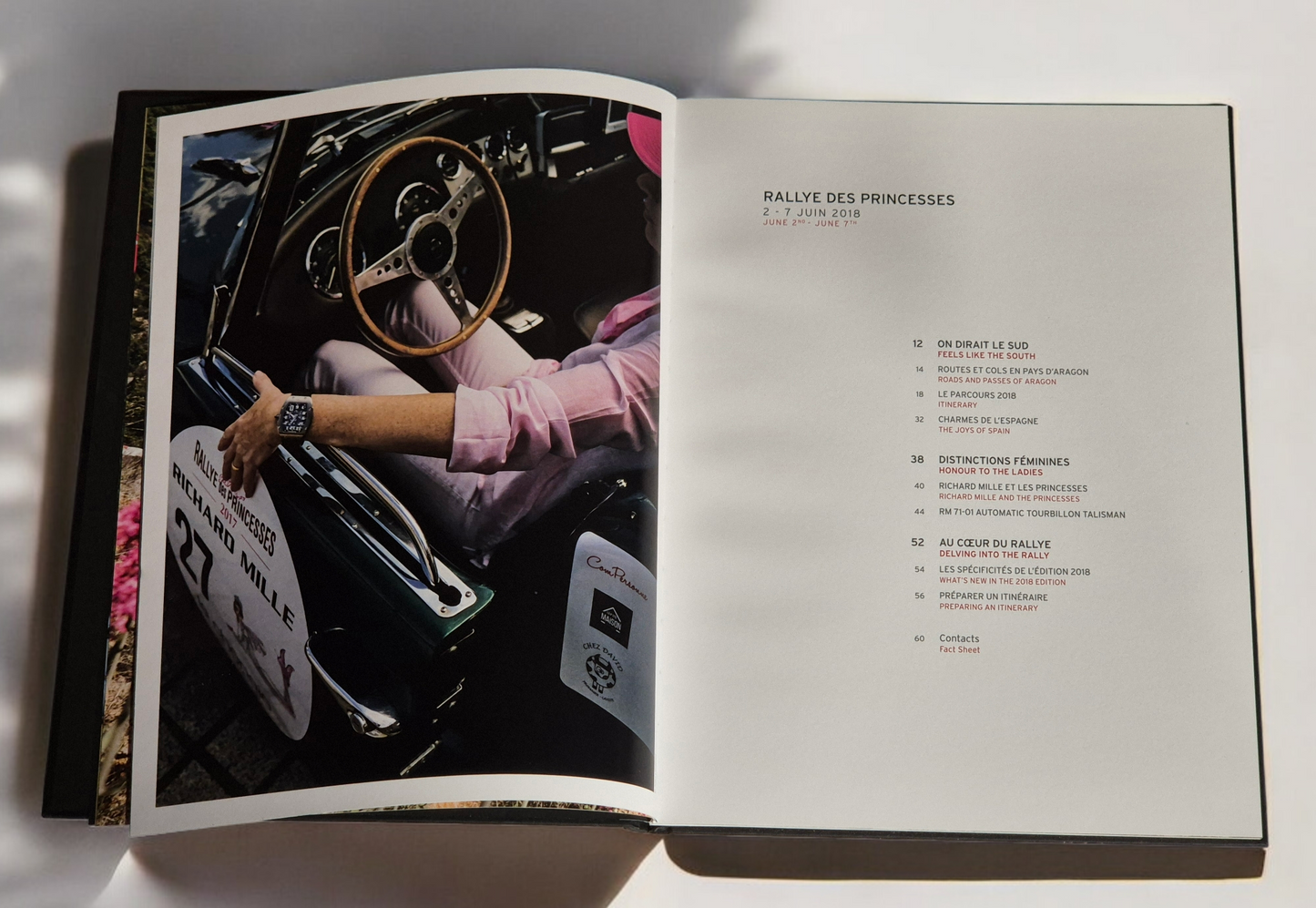 Richard Mille "Rallye Des Princesses" Book 2018 Womens rally picture book