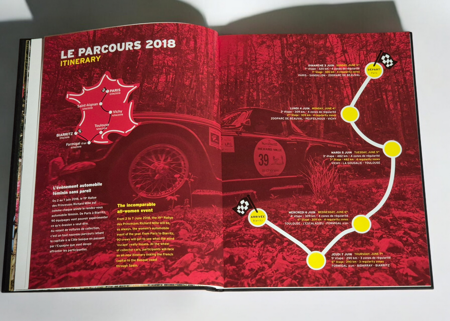 Richard Mille "Rallye Des Princesses" Book 2018 Womens rally picture book