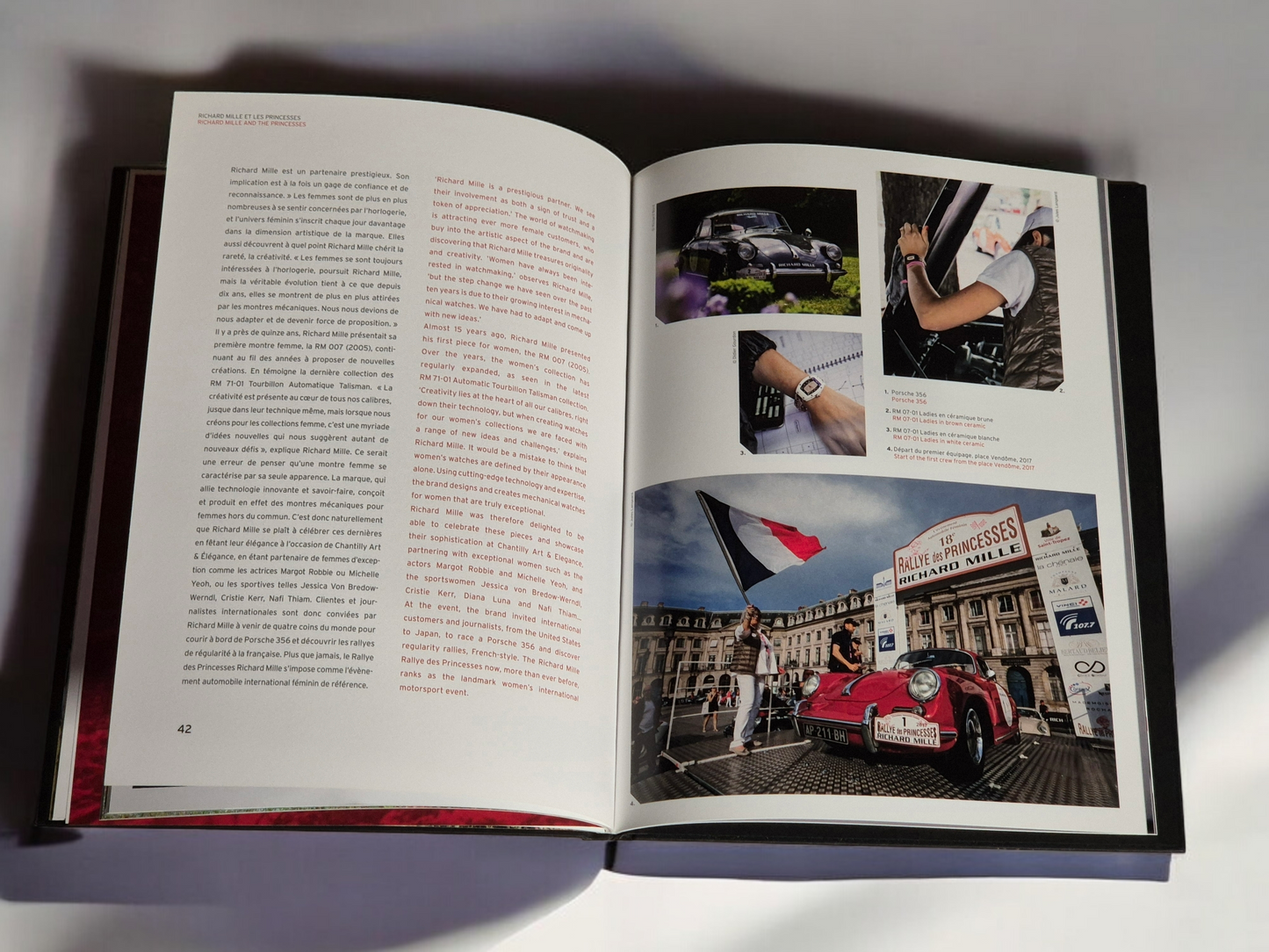 Richard Mille "Rallye Des Princesses" Book 2018 Womens rally picture book