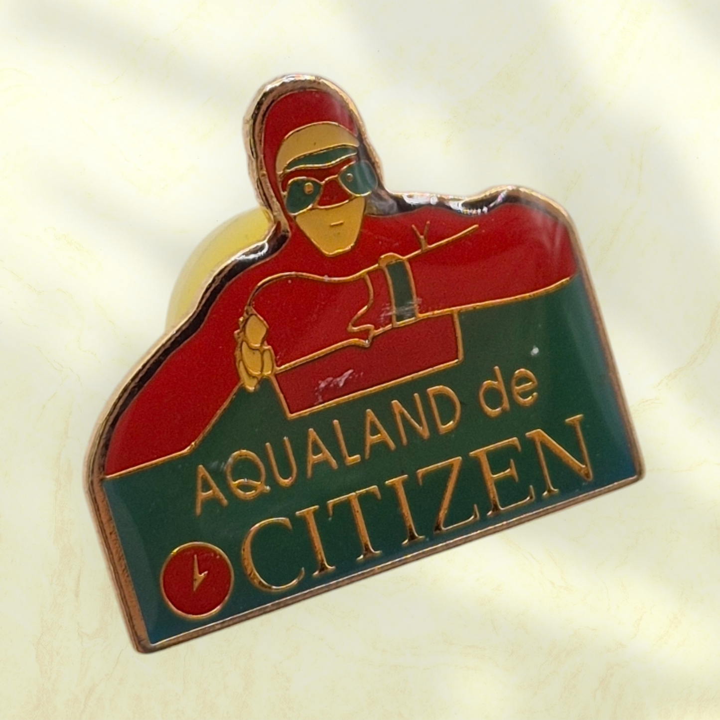 Swiss Horology & Citizen diver Pin badges selection of 4 - Used