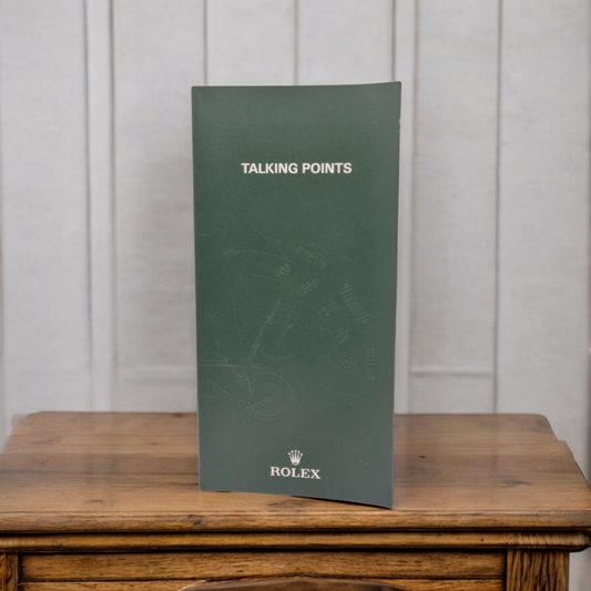 Rolex Talking points Authorised Dealership sales information manual 2004