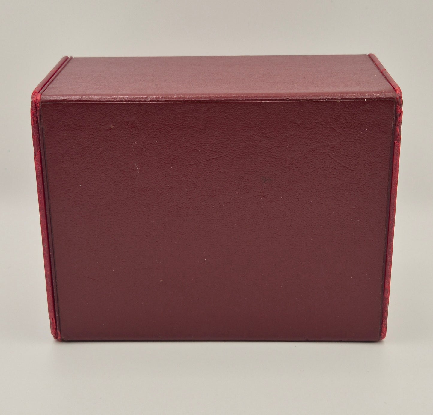Vintage Omega watch box Dark red Omega watch box Circa 1970s-1980s