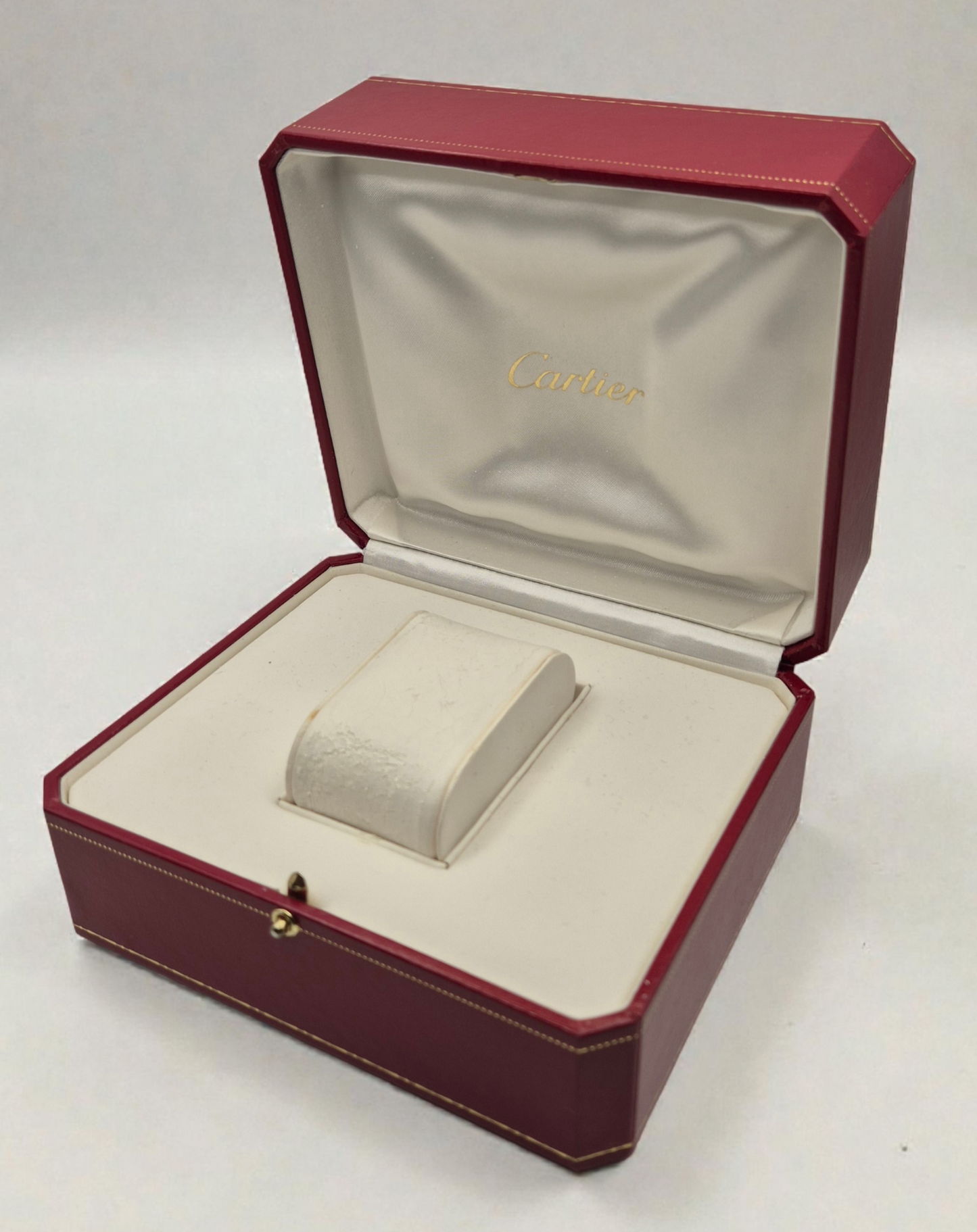 Cartier Watch box CO 1018 Red with gold lining Circa 2000s