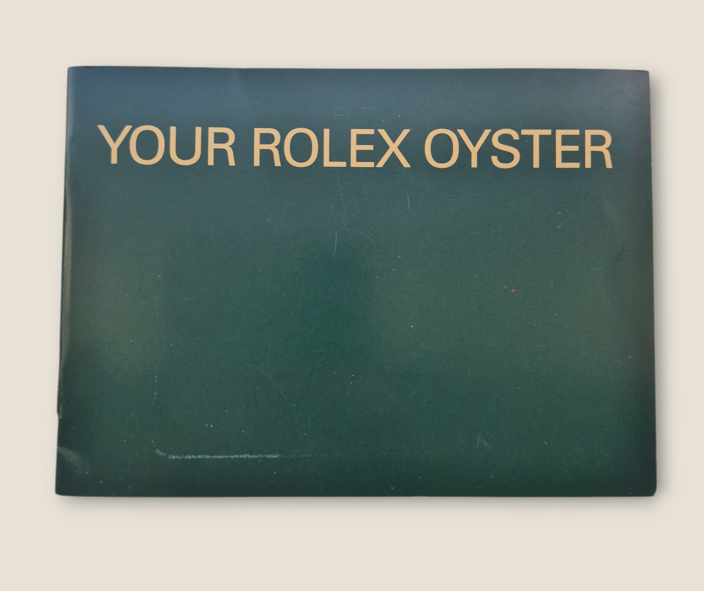 Rolex Submariner instruction manual 2008 594.52 Eng + Rolex wallet, Swing tag & Calendar card
