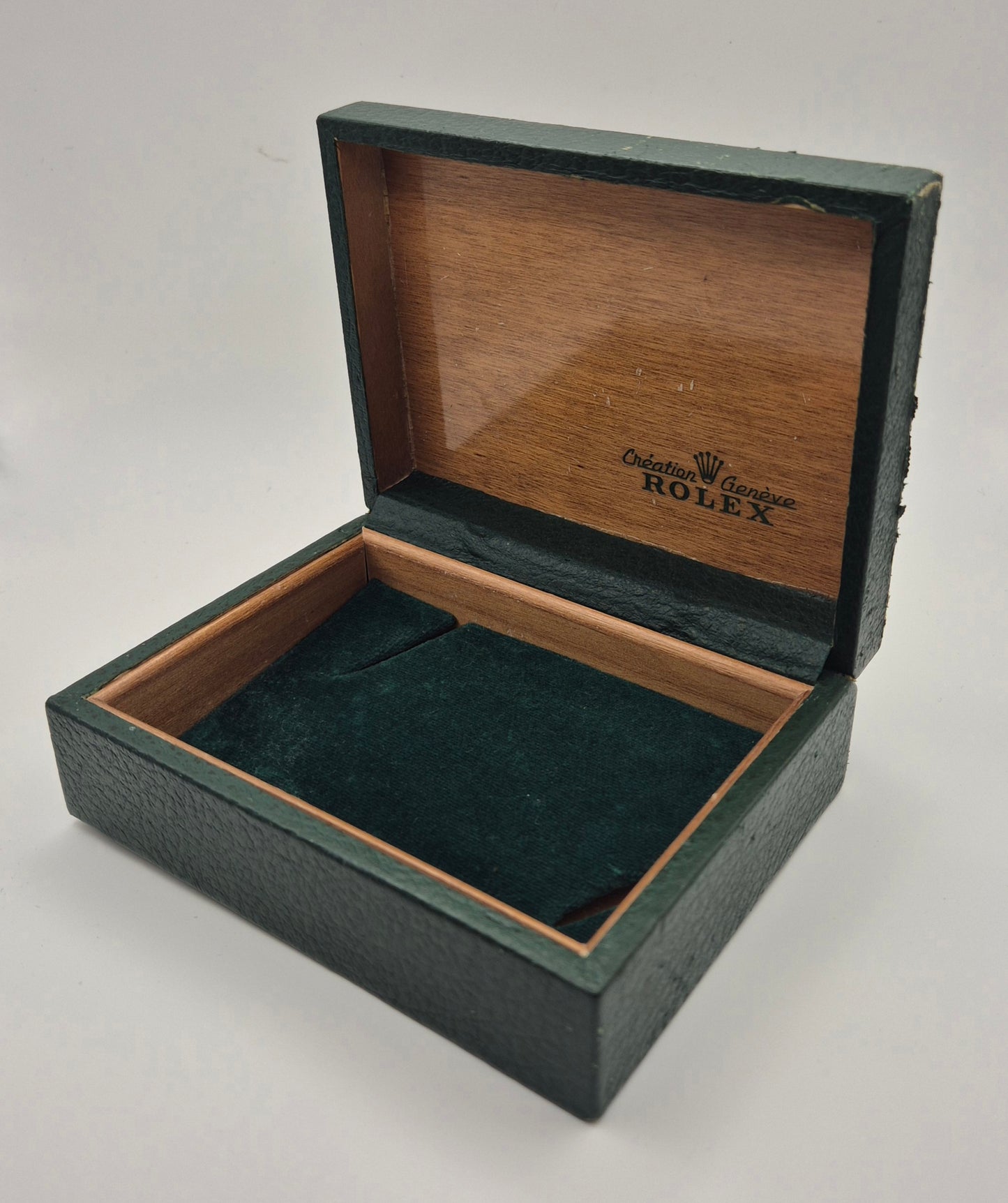 Rolex watch box Vintage "Coffin" shape & Manual circa 1974