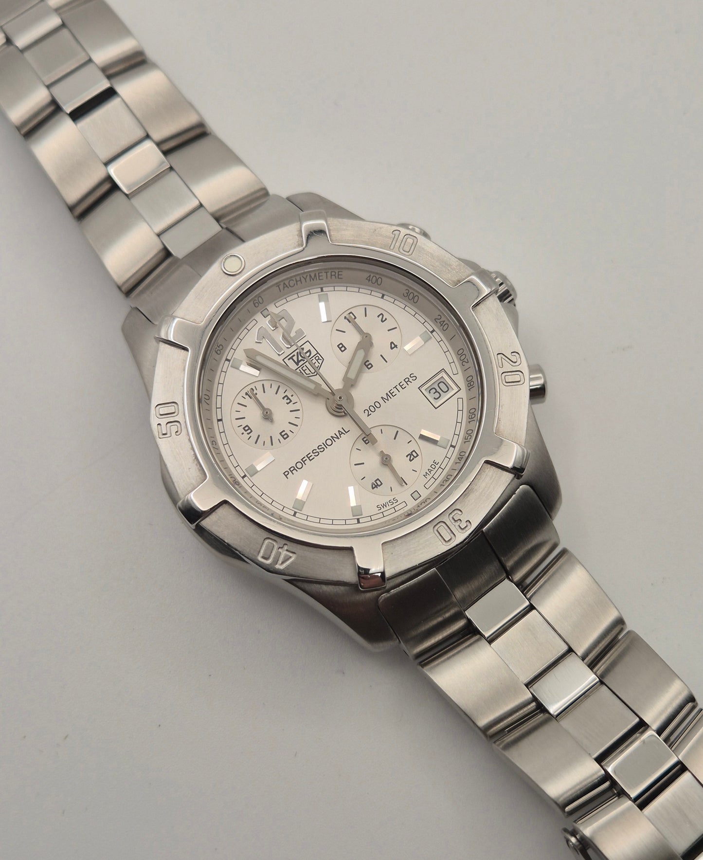 TAG Heuer CN1111 2000 Exclusive Chronograph 40mm Quartz watch Box & Papers 2002