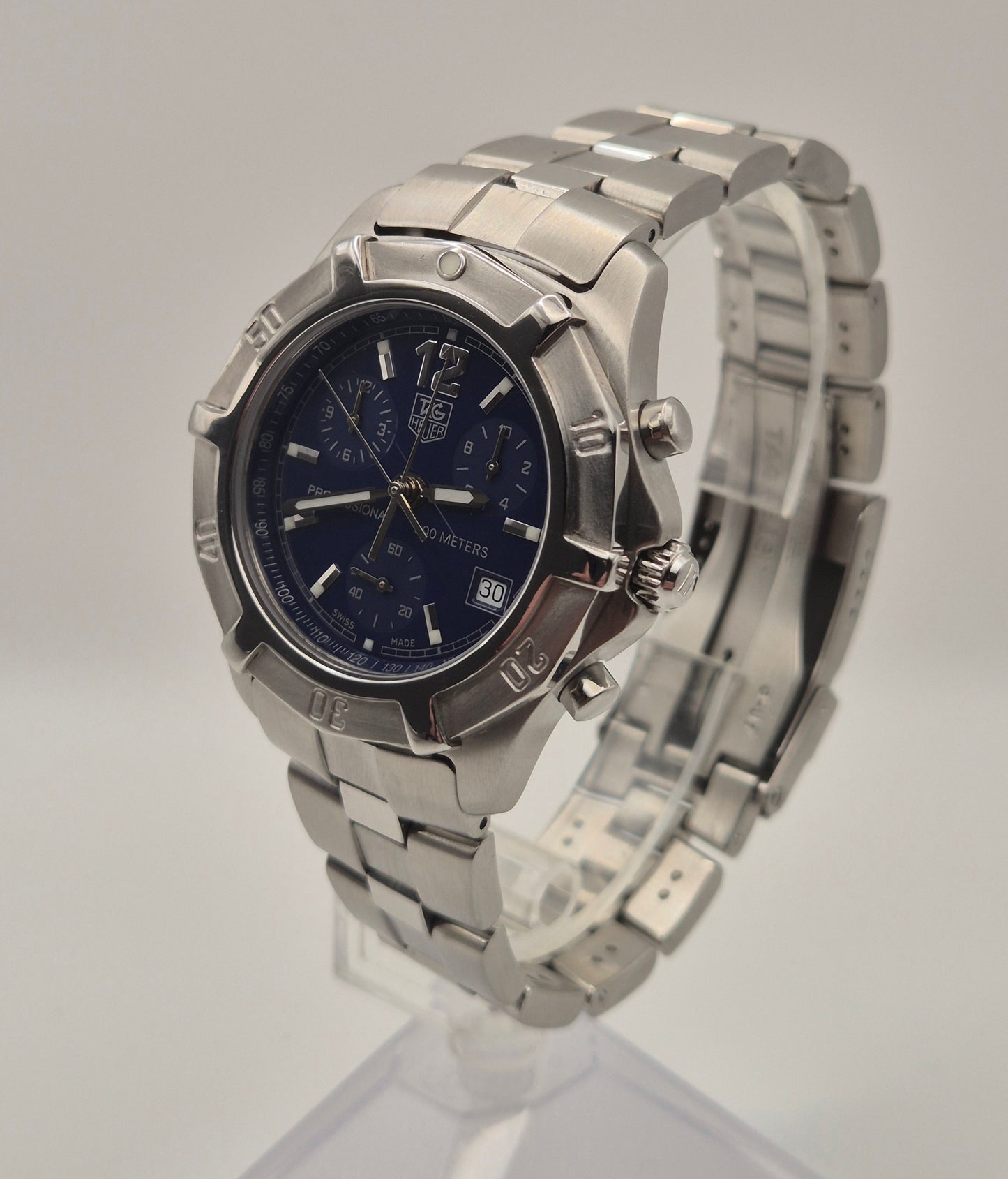 TAG Heuer CN1112 2000 Exclusive Chronograph 40mm Quartz watch Box & Papers 2004