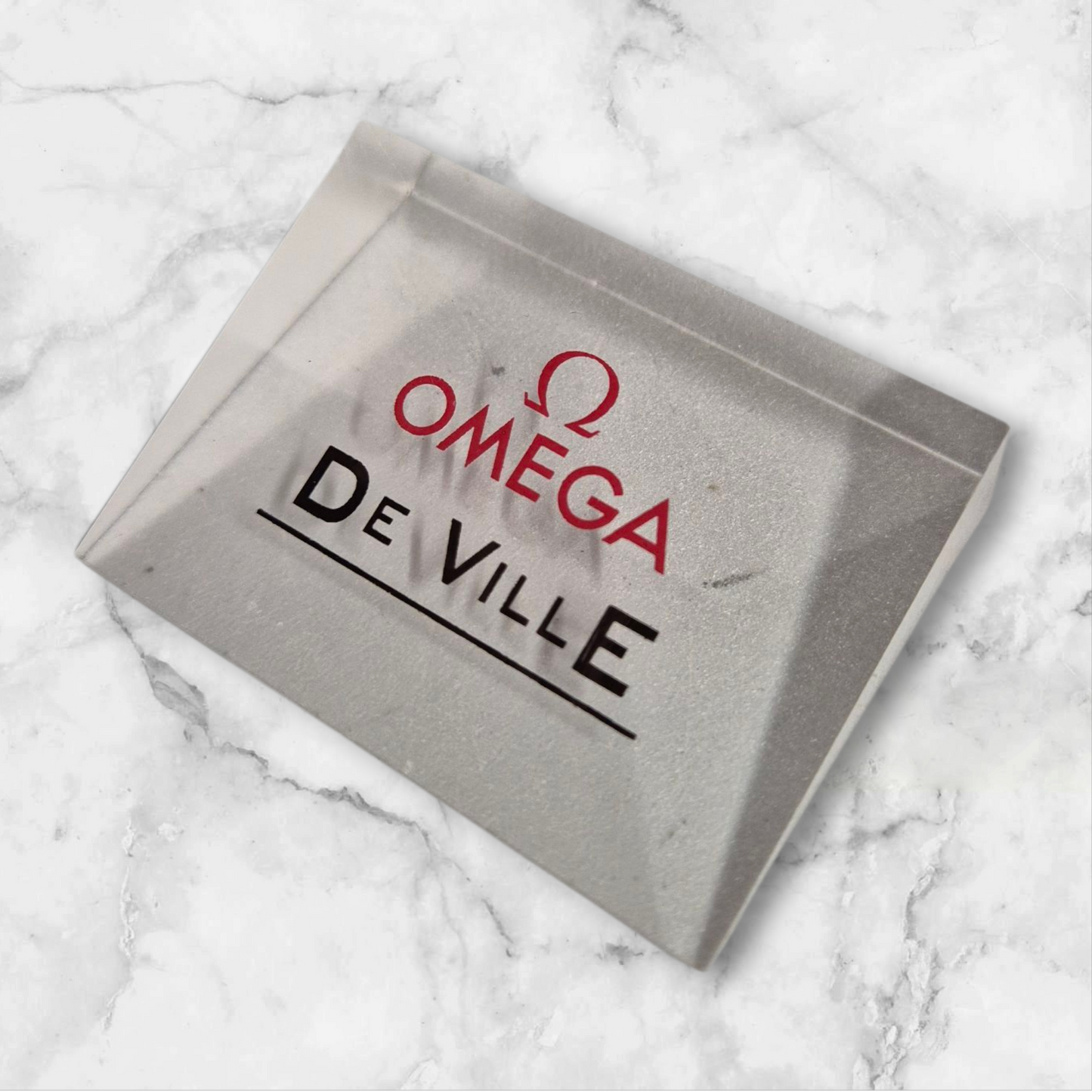 Omega De Ville Plaque Watch Window Display sign - USED