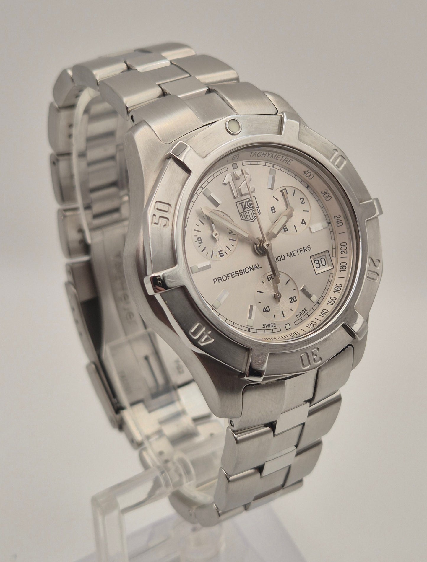 TAG Heuer CN1111 2000 Exclusive Chronograph 40mm Quartz watch Box & Papers 2002