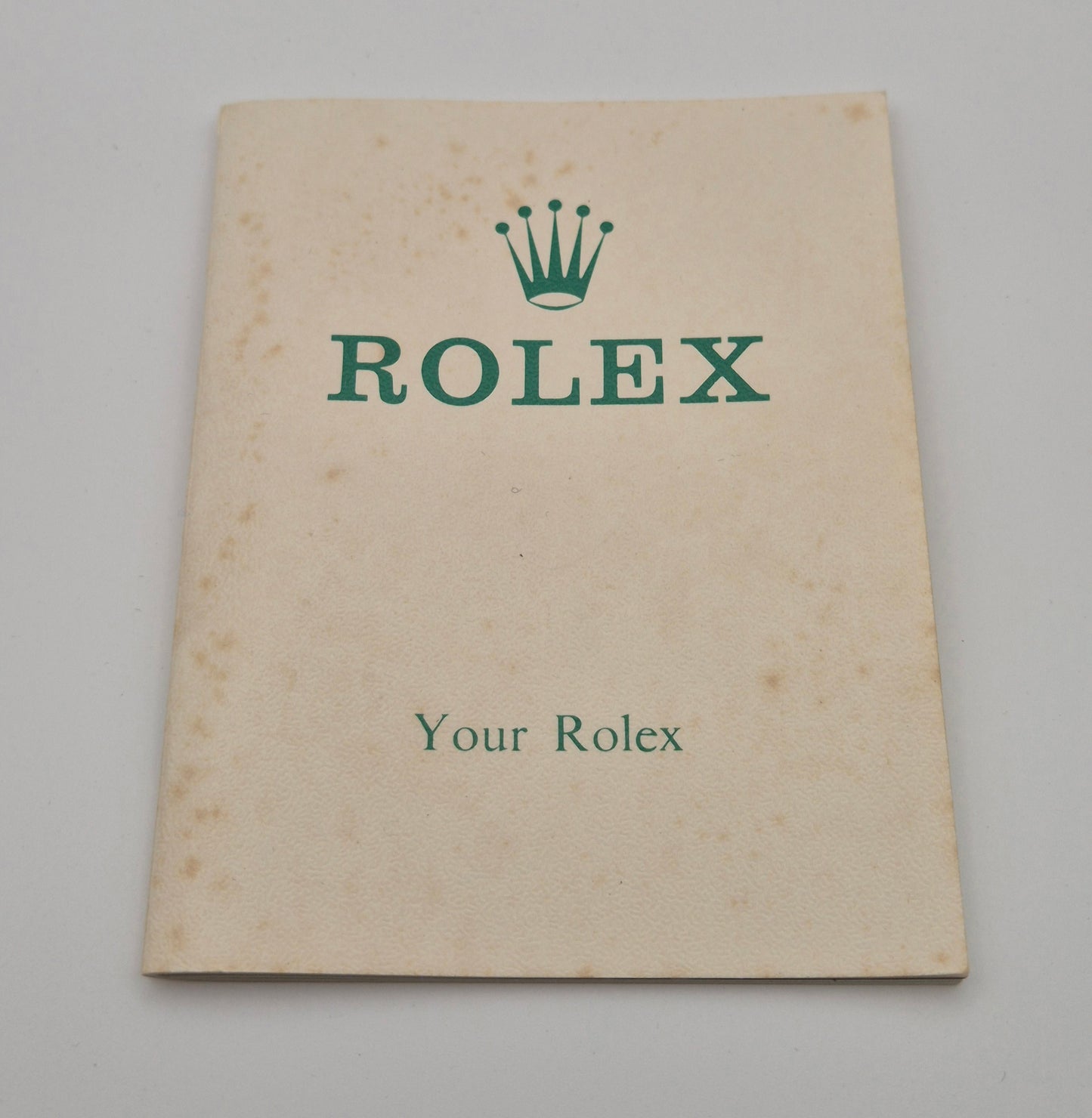 Rolex watch box Vintage "Coffin" shape & Manual circa 1974