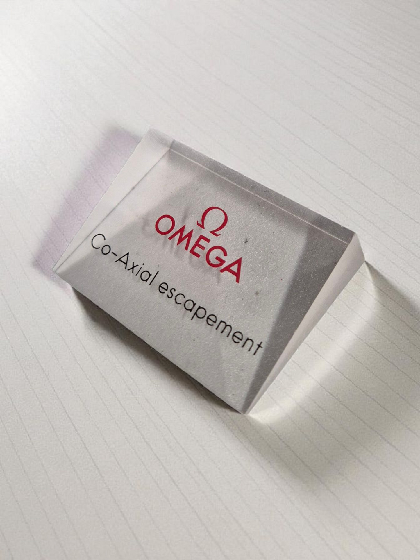 Omega Co-Axial Escapement Plaque Watch Window Display sign - USED