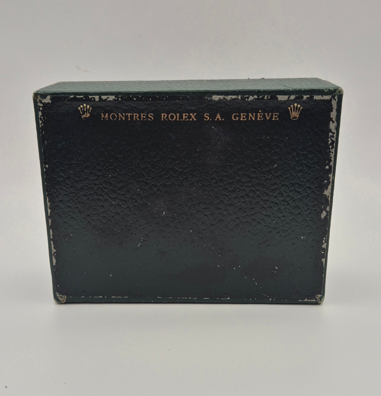 Rolex watch box Vintage "Coffin" shape & Manual circa 1974