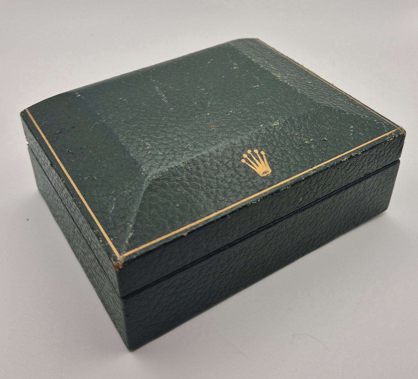 Rolex watch box Vintage "Coffin" shape & Manual circa 1974