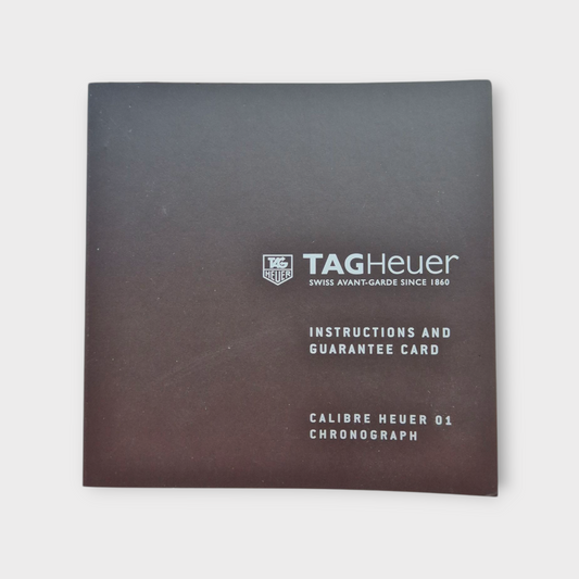 TAG Heuer Calibre Heuer 01 Chronograph Manual EI2379-3 March 2016