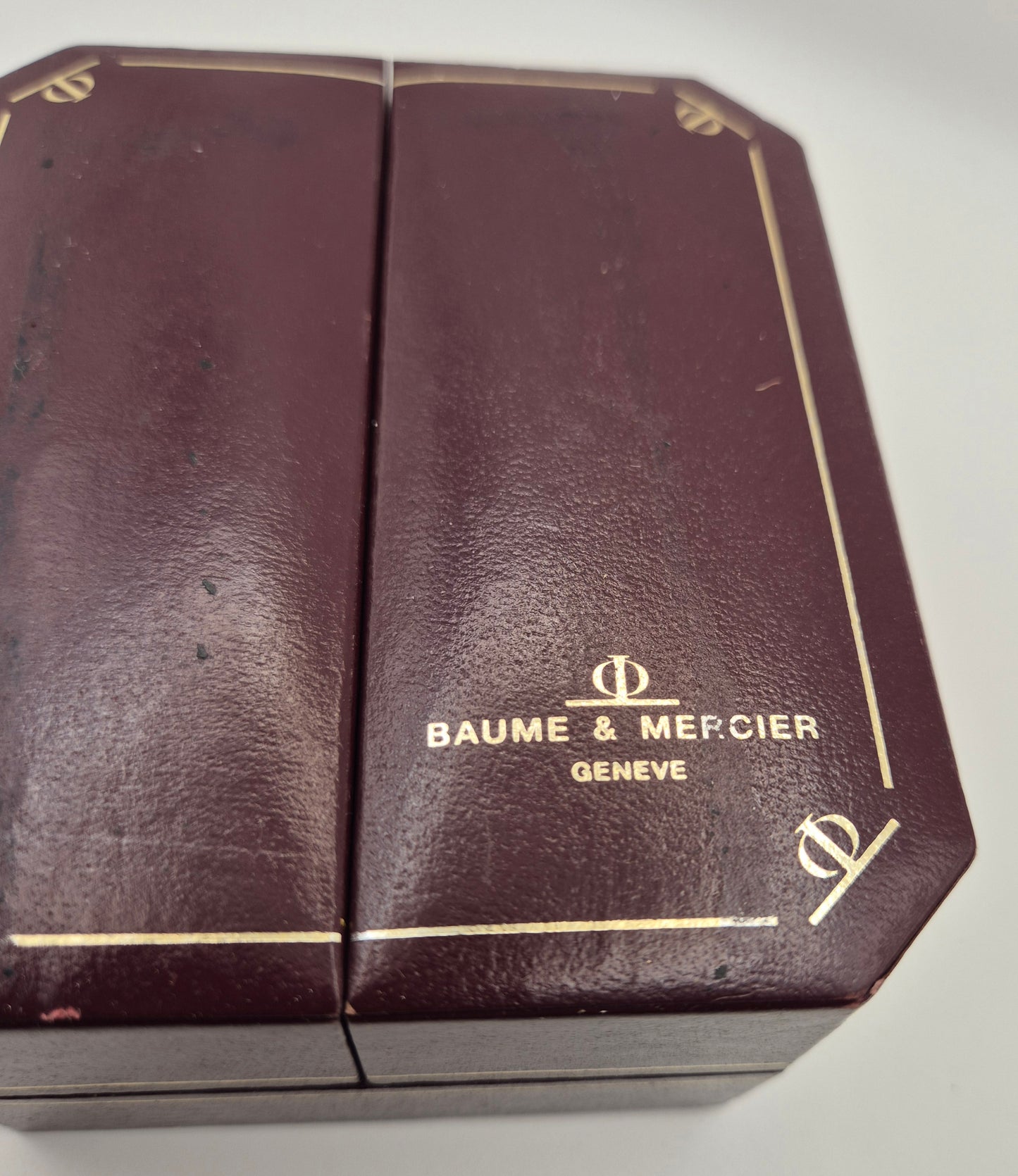 Vintage Baume & Mercier watch box Circa 1980-1990s