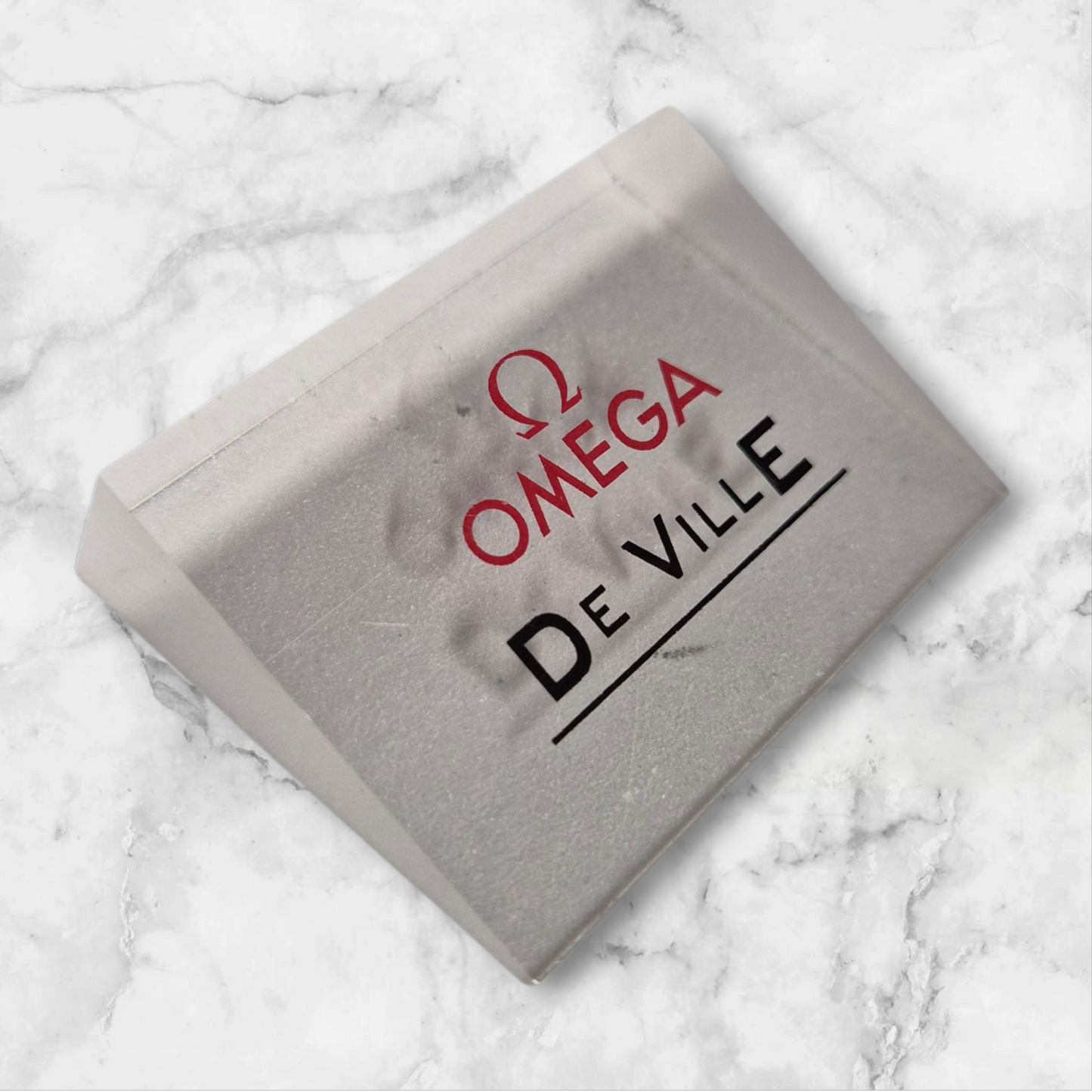 Omega De Ville Plaque Watch Window Display sign - USED