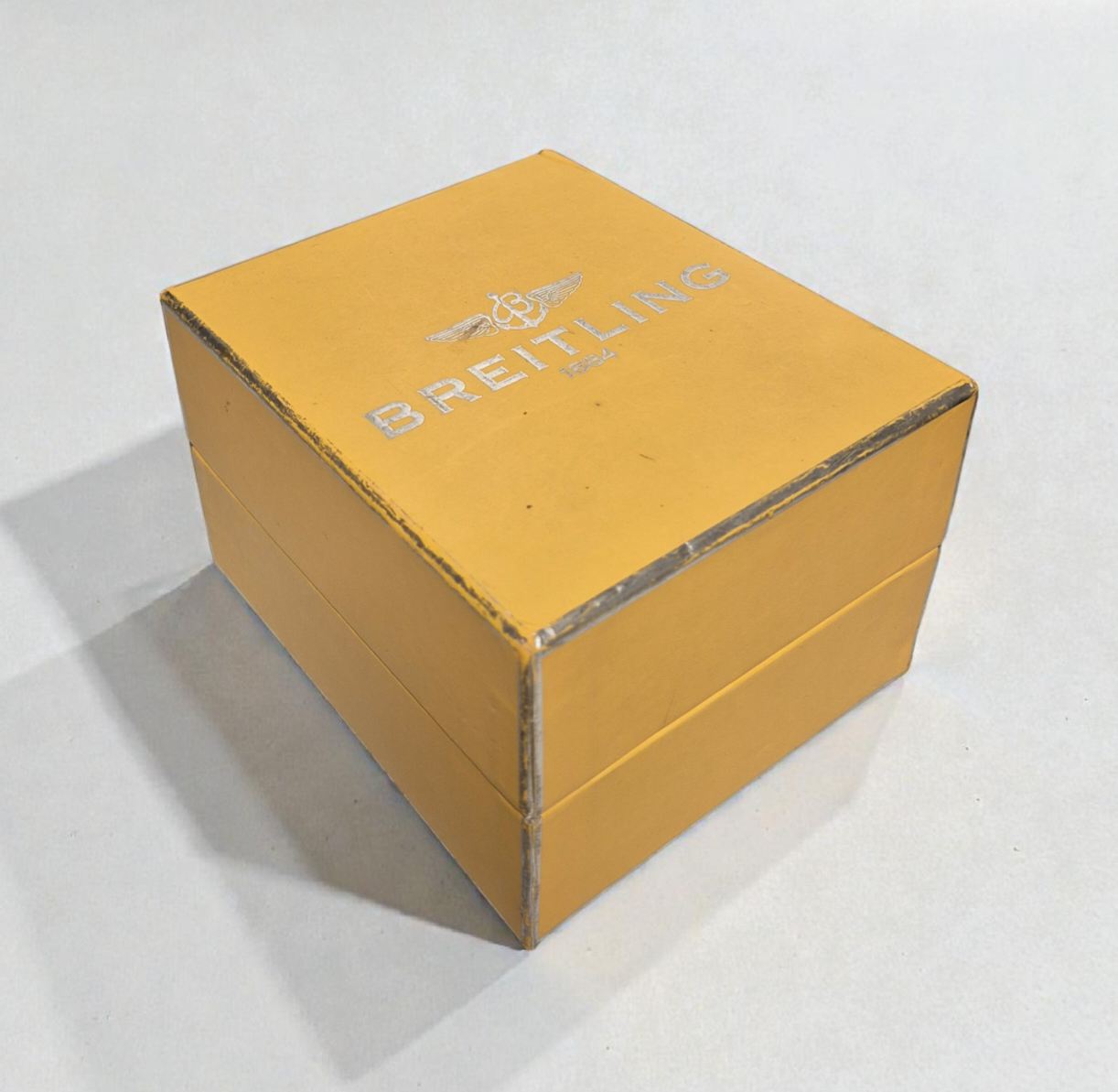 Breitling Outer box Yellow & Silver cardboard circa 2000s