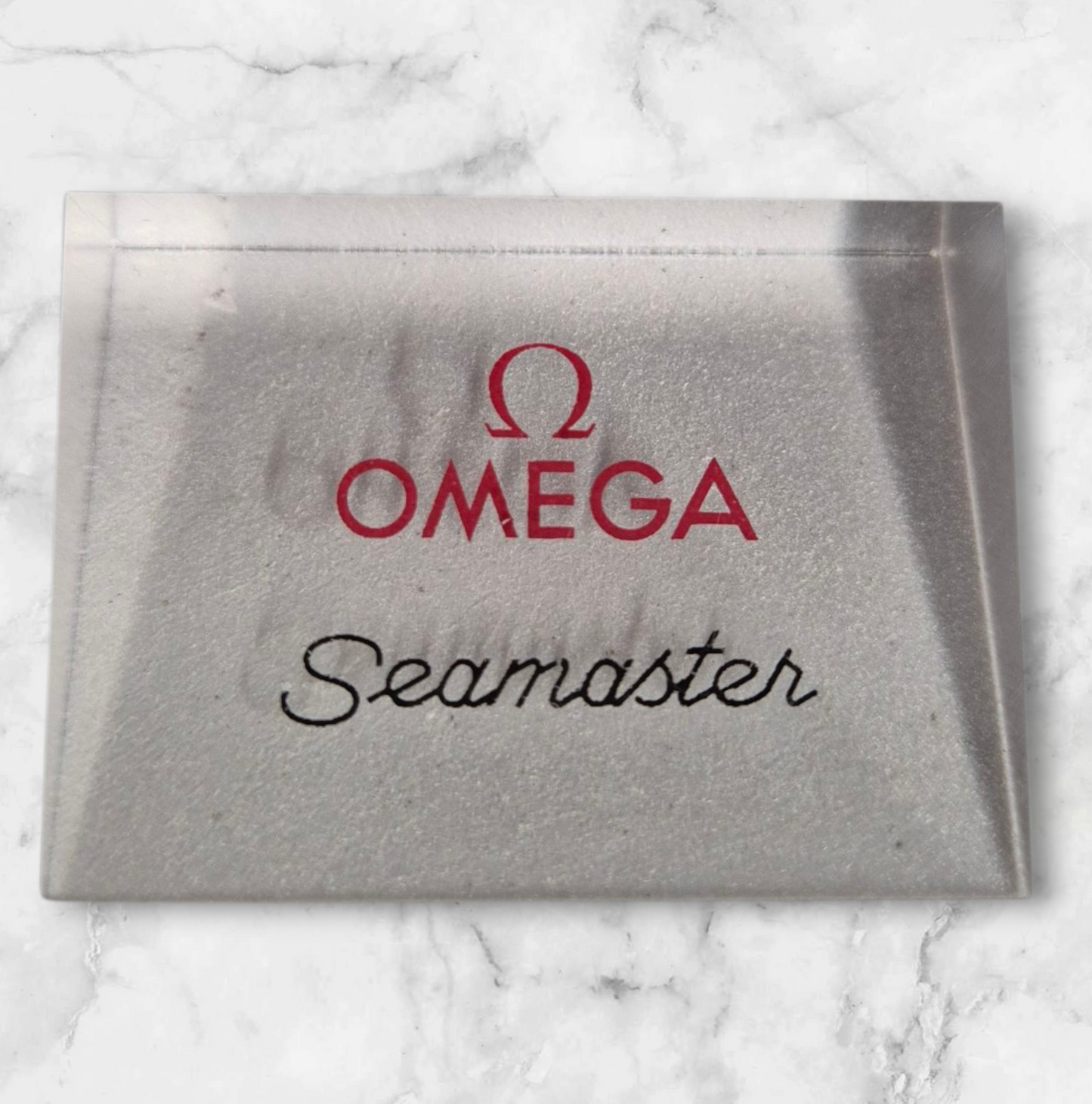 Omega Seamaster Plaque Watch Window Display sign - USED