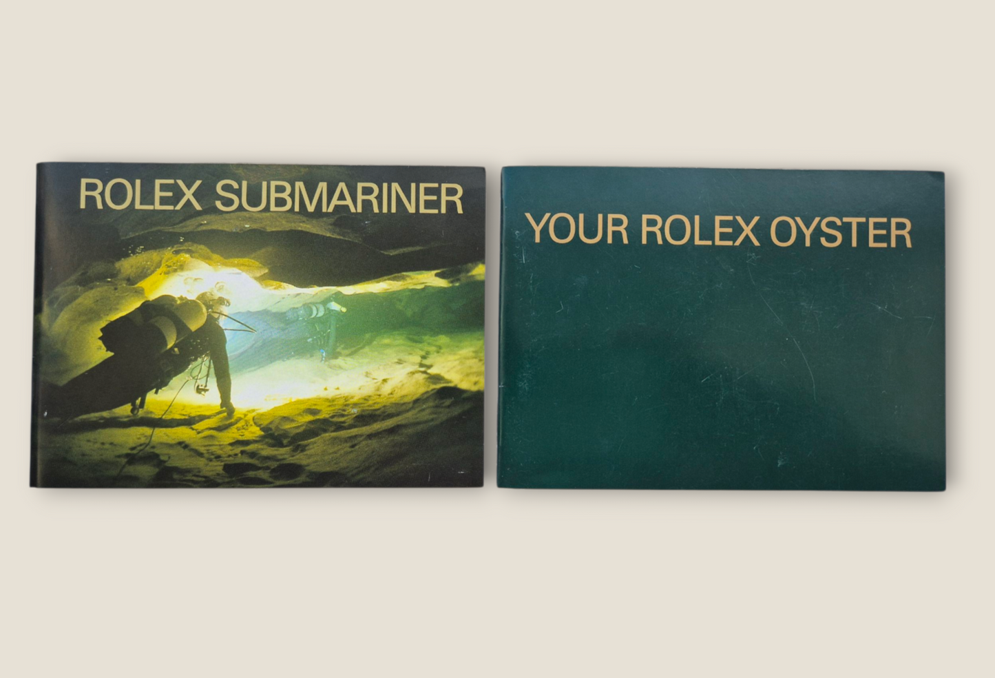 Rolex Submariner instruction manual 2002 594.52 Eng + Rolex wallet, Swing tag & Calendar card