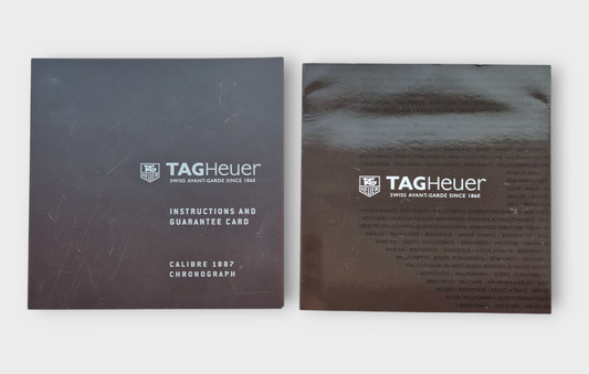 TAG Heuer Calibre 1887 Chronograph Manual EI2334-2 June 2015