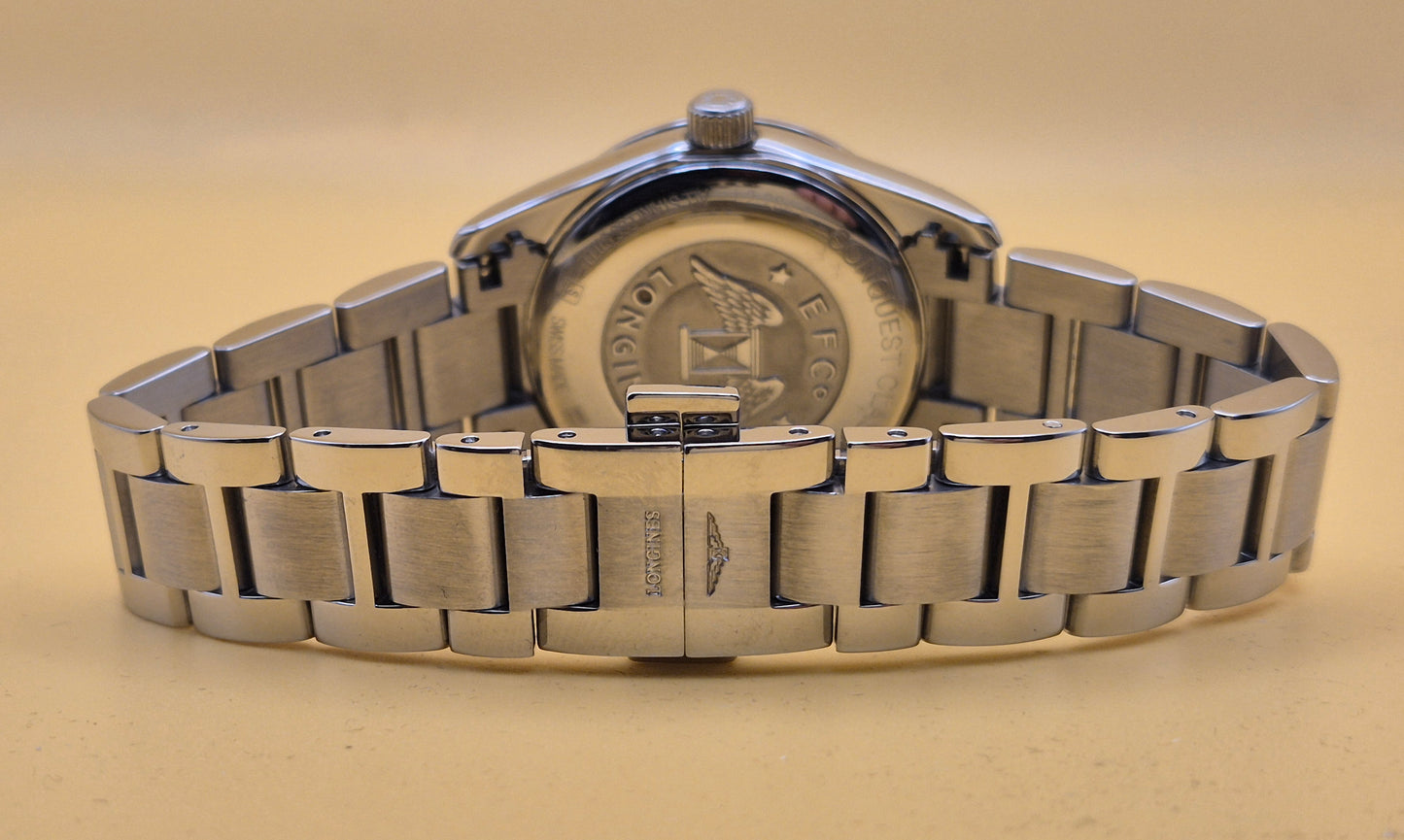 Longines Conquest classic Mother of Pearl dial