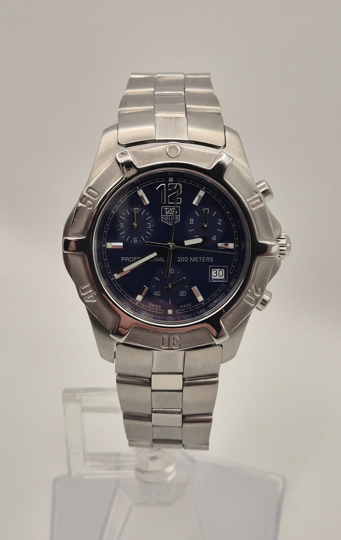 TAG Heuer CN1112 2000 Exclusive Chronograph 40mm Quartz watch Box & Papers 2004