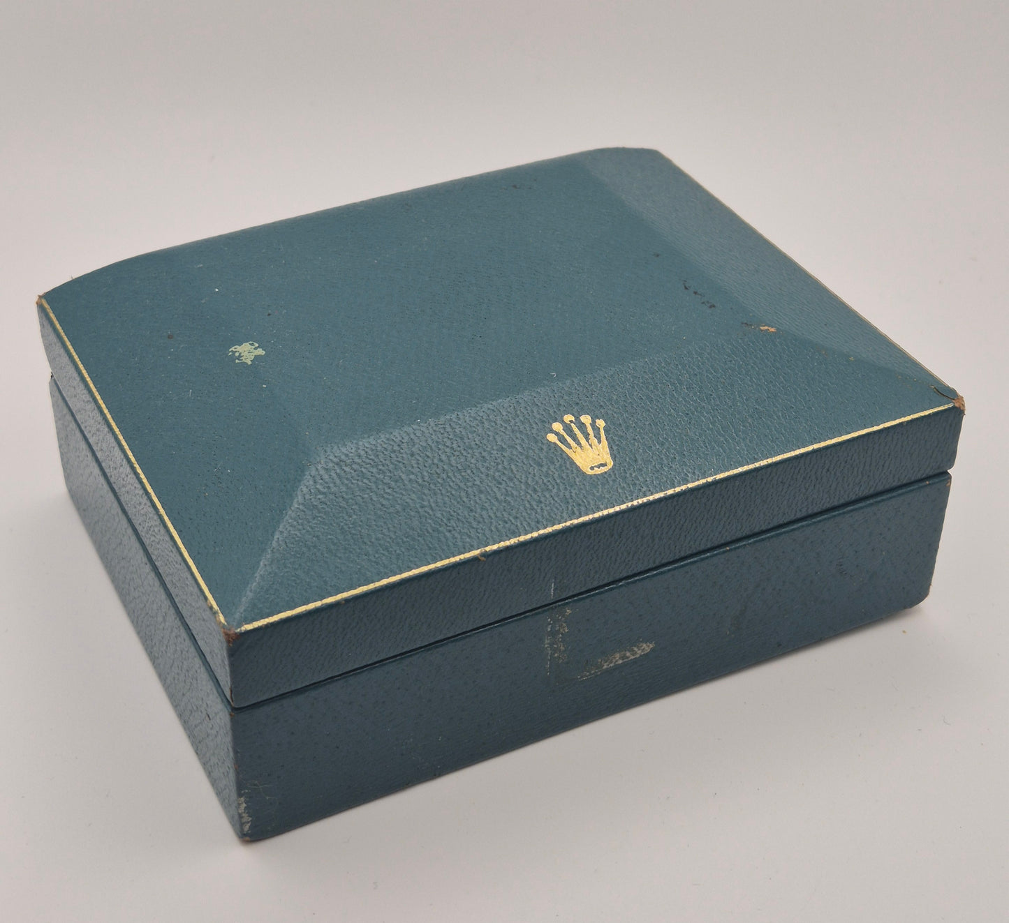 Rolex watch box 67.00.3 Vintage "Coffin" shape & Manual circa 1970s