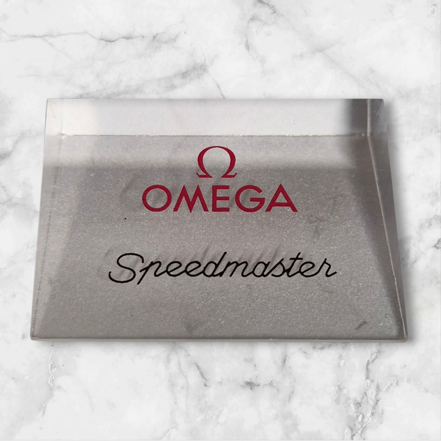 Omega Speedmaster Plaque Watch Window Display sign - USED